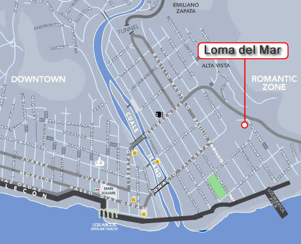 Loma del Mar map